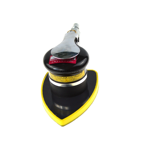 Levigatrice orbitale pneumatica professionale con platorello triangolare 70x100