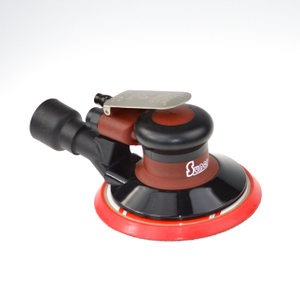 Levigatrice ad aria per pavimenti in legno con aspirapolvere centralizzato da 6 pollici Kit di strumenti per levigatrice orbitale Plam Lucidatrice per utensili elettrici per la superficie dell'auto